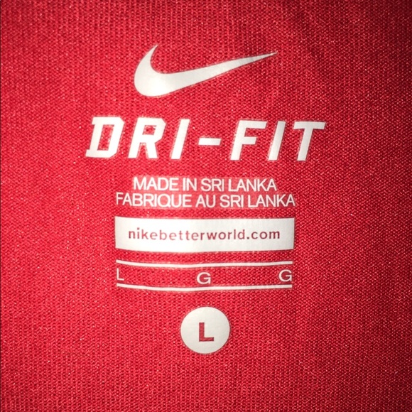 Nike Boys Red Tank Top Size L - Picture 4 of 4